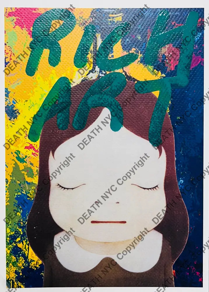 ’10015’’ Rich Art Cute Hand Written (Edition Of One) 2025 Print