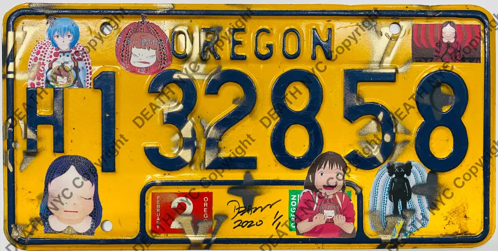 132858 Original License Plate (2020) Art Print