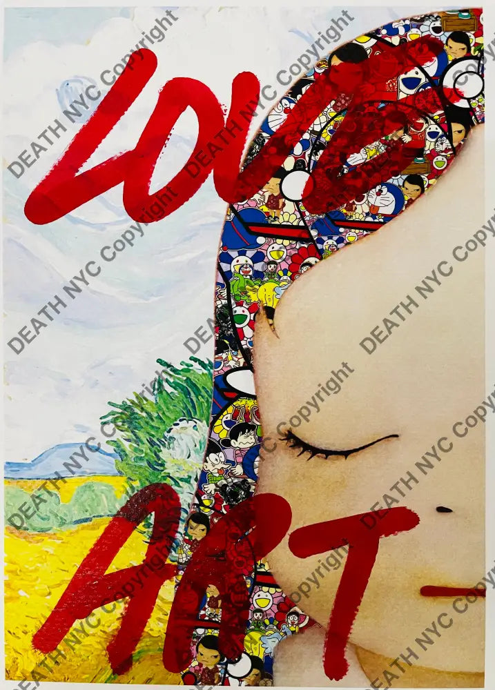 ’14011’’ Cute Love Hand Written (Edition Of One) 2025 Art Print