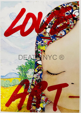 ’14011’’ Cute Love Hand Written (Edition Of One) 2025 Art Print