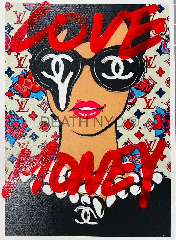 ’140110’’ Ch Love Shades. Hand Written (Edition Of One) 2025 Art Print