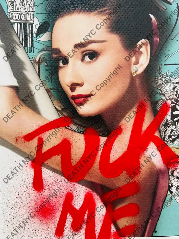 ’19023’’ F audrey Mixed Media art print (Edition of one) 2025 Art Print