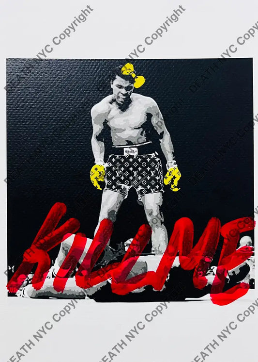’210110’’ Ali Y Kill Hand Written (Edition Of One) 2025 Art Print