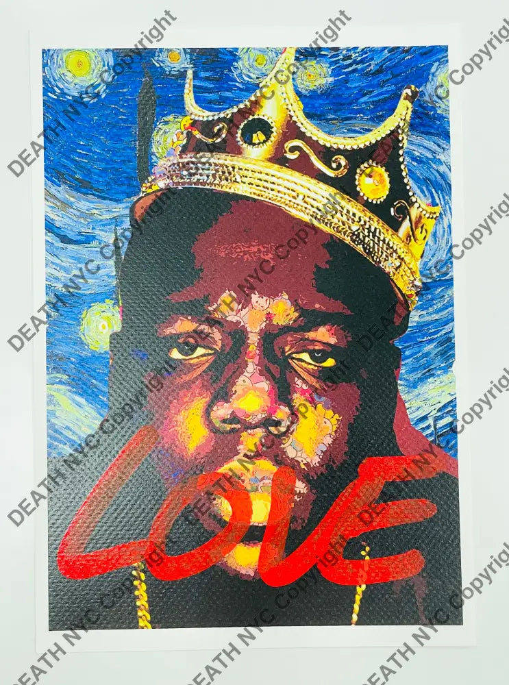 21085 Hand Written (Edition Of One) (2023) Biggie Art Print