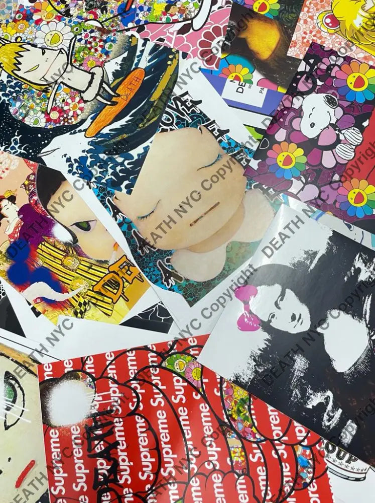 21X15Cm Sticker Set (100 Pieces By Random) Art Print