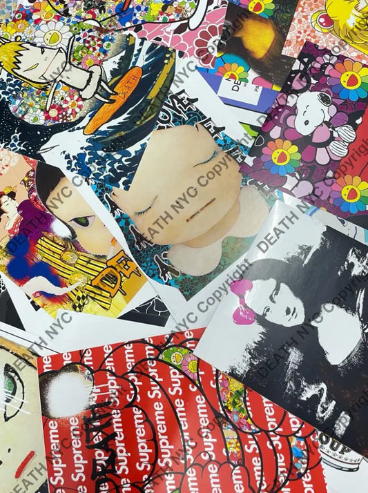 21X15Cm Sticker Set (100 Pieces By Random) Art Print