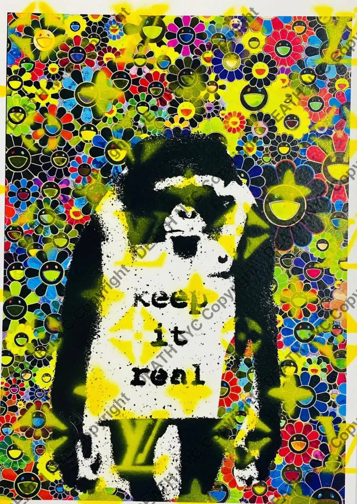 23058 (Edition Of One) Stencil 2022 Art Print