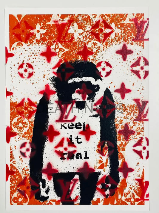 23059 (Edition Of One) Stencil 2022 Art Print