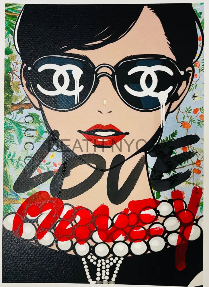 ’2412010’’ Love Money Hand Written (Edition Of One) 2024 Art Print