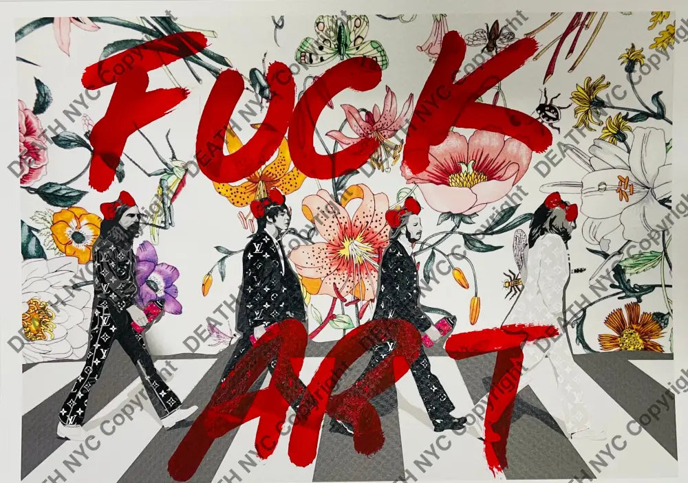 ’241202’’ F Btles Hand Written (Edition Of One) 2024 Art Print