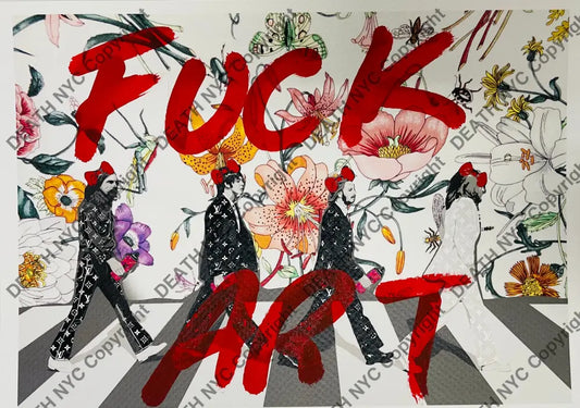 ’241202’’ F Btles Hand Written (Edition Of One) 2024 Art Print