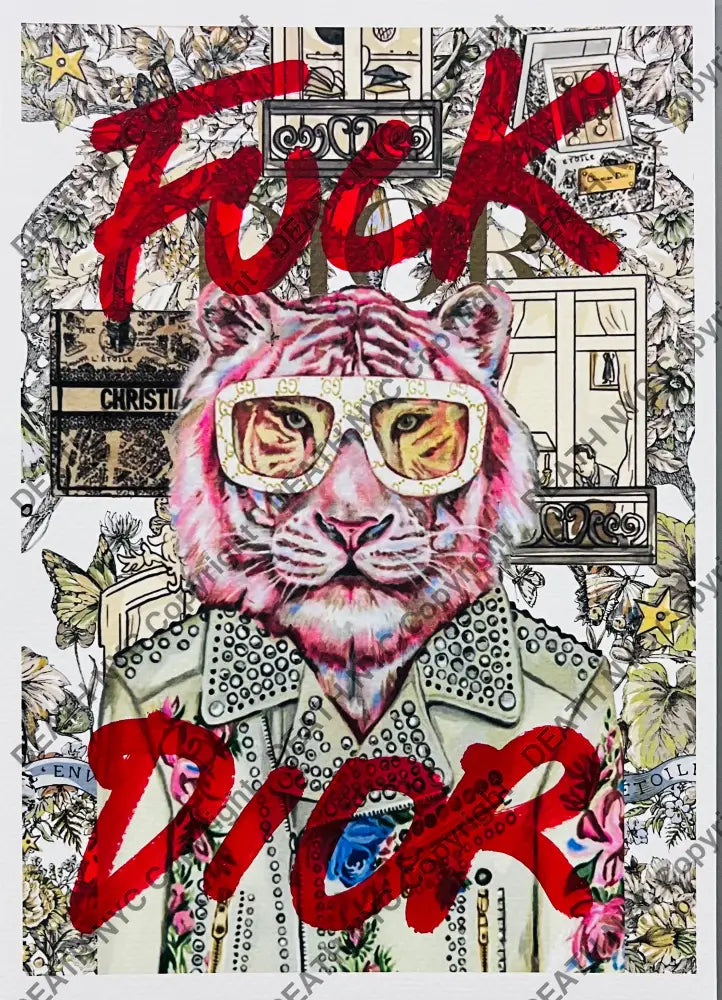 ’25014’’ Tiger F D Xr Hand Written (Edition Of One) 2025 Art Print