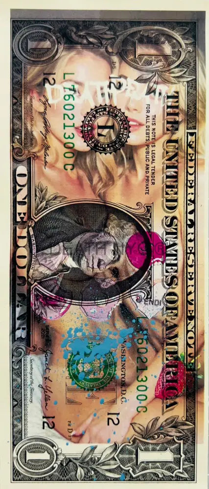 ’251101’’ Us Dollar Mixed Media (Edition Of One) 2024 Art Print