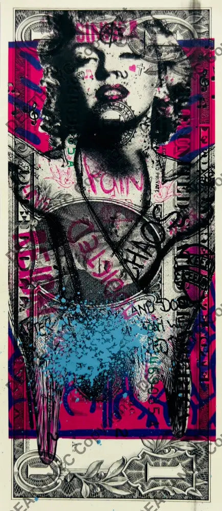 ’251104’’ Us Dollar Mixed Media (Edition Of One) 2024 Art Print