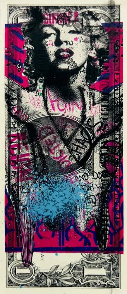 ’251104’’ Us Dollar Mixed Media (Edition Of One) 2024 Art Print