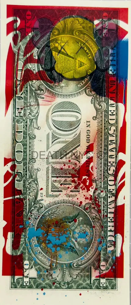 ’251107’’ Us Dollar Mixed Media (Edition Of One) 2024 Art Print