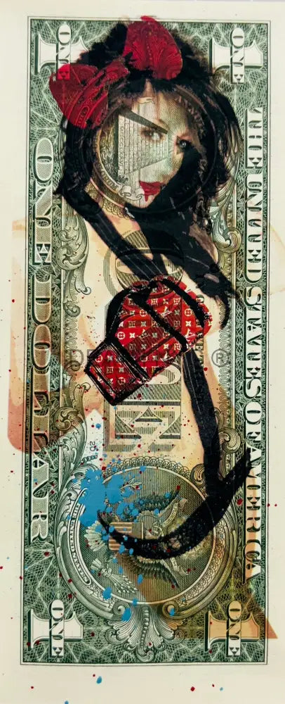 ’251108’’ Us Dollar Mixed Media (Edition Of One) 2024 Art Print