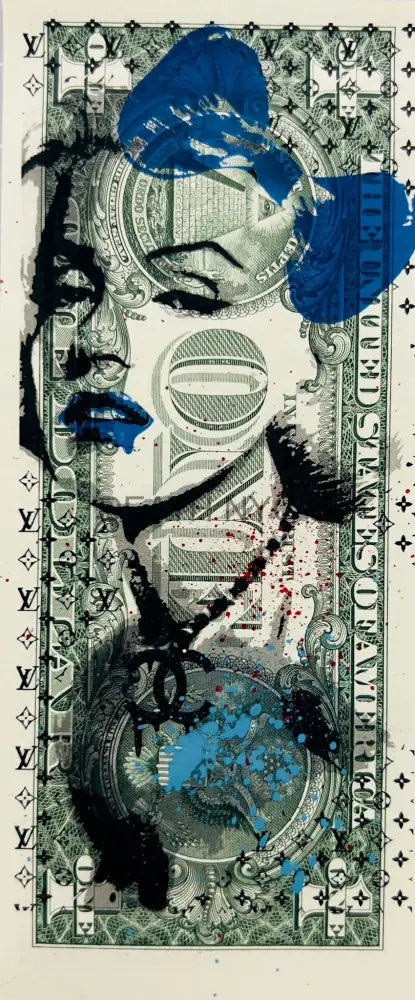 ’251113’’ Us Dollar Mixed Media (Edition Of One) 2024 Art Print