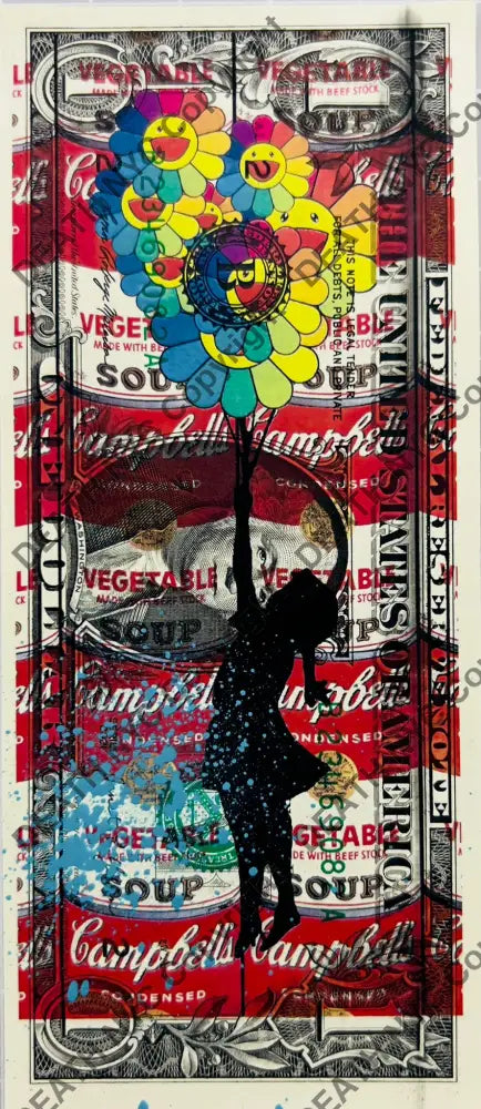 ’251114’’ Us Dollar Mixed Media (Edition Of One) 2024 Art Print