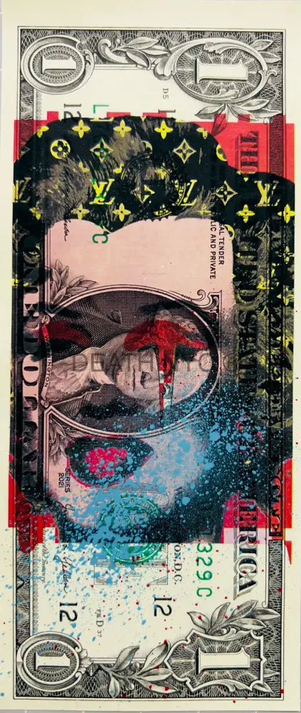 ’251118’’ Us Dollar Mixed Media (Edition Of One) 2024 Art Print