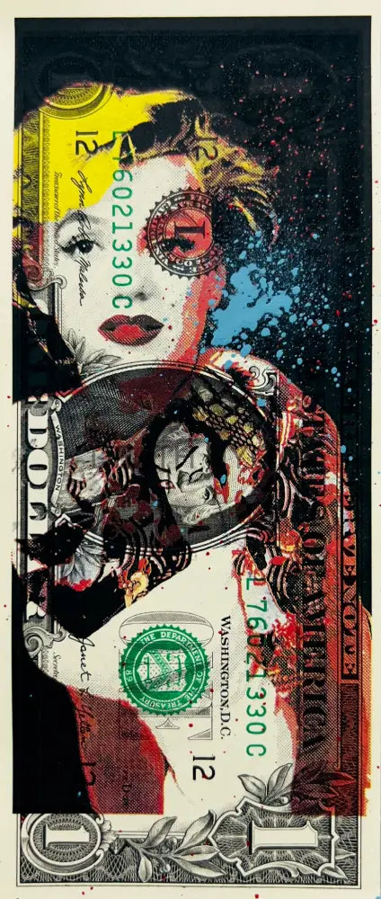 ’251119’’ Us Dollar Mixed Media (Edition Of One) 2024 Art Print