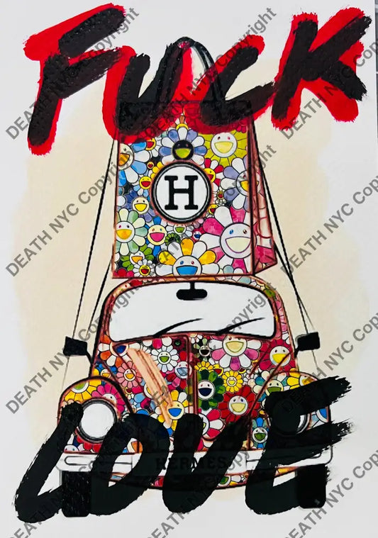 ’251215’’ H F Flower Hand Written (Edition Of One) 2024 Art Print