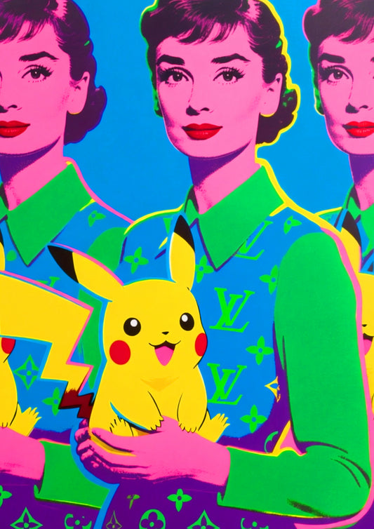 Auction "AUC884 audrey" art print 45x32cm (Edition of 100)