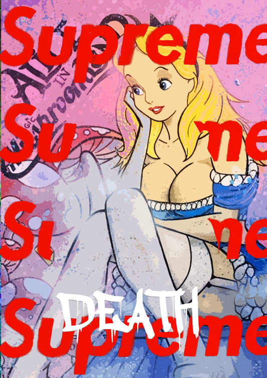 Auction "04627 alice" art print 45x32cm (Edition of 100)