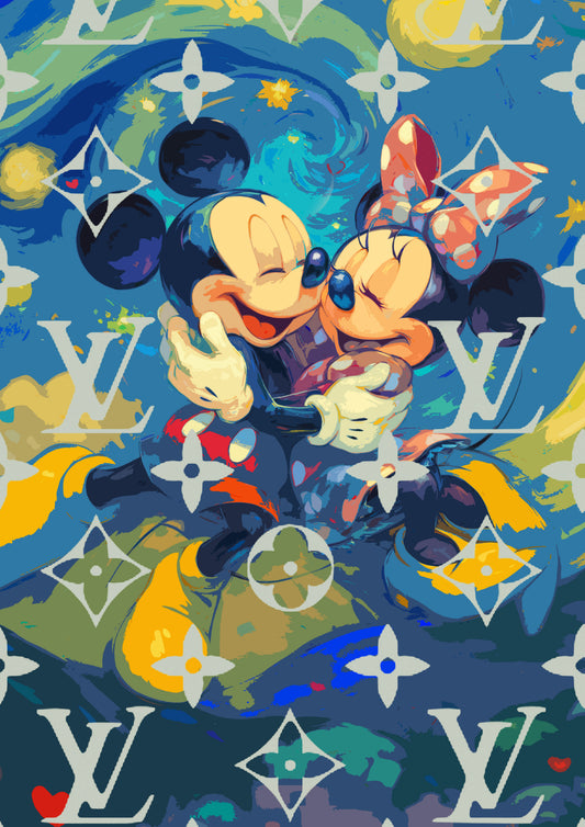 Auction "AG165 mouse " art print 45x32cm (Edition of 100)