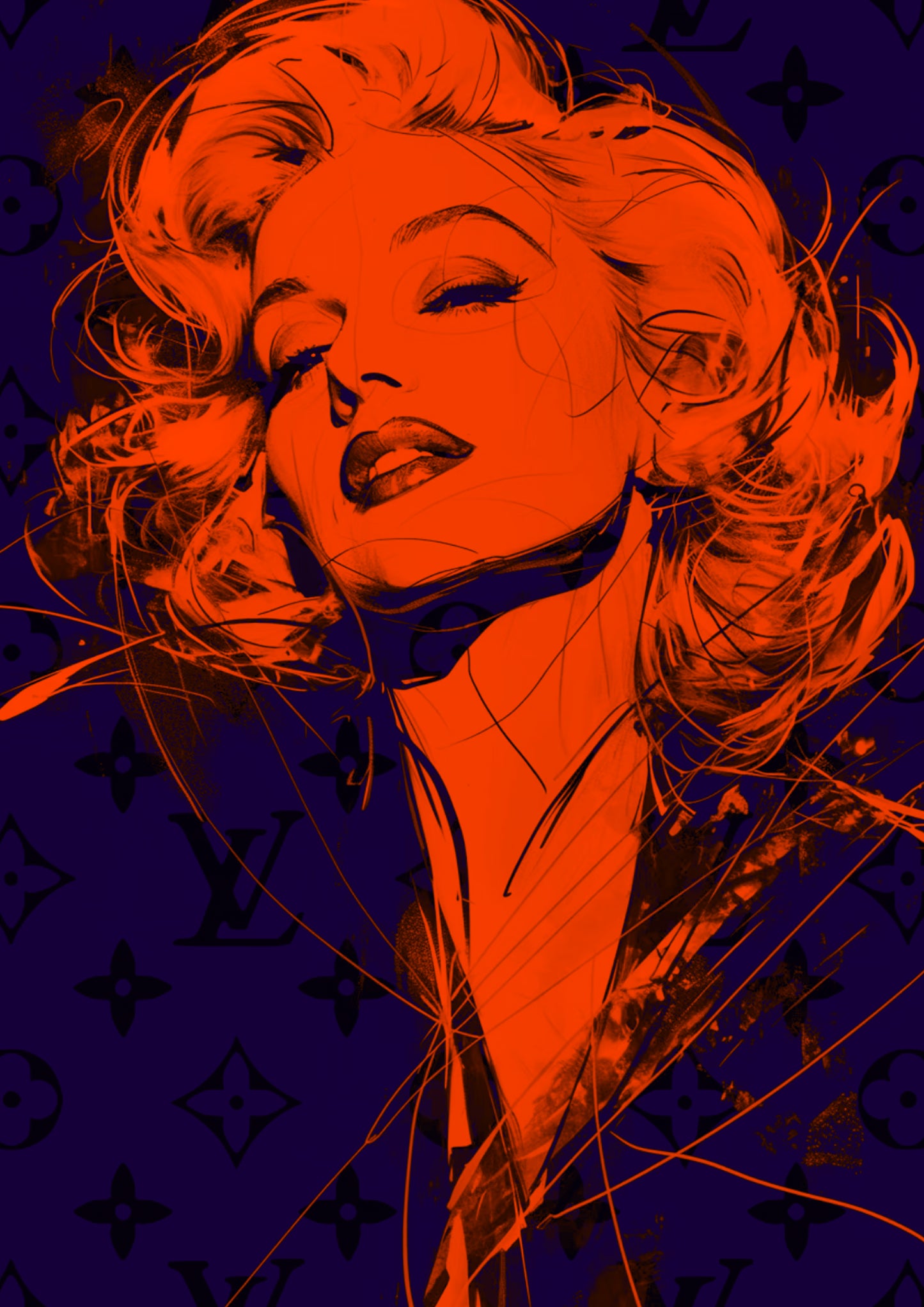 Auction "AG170 monr" art print 45x32cm (Edition of 100)