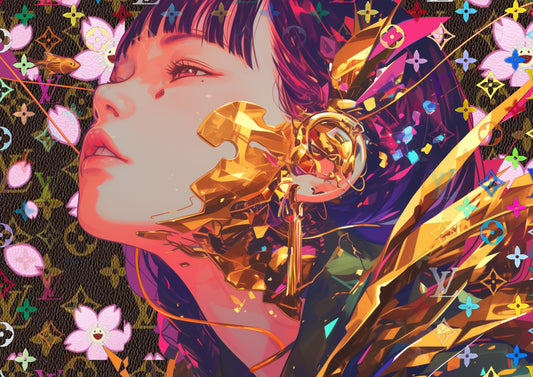 Auction "BE683 girl" art print 45x32cm (Edition of 100)