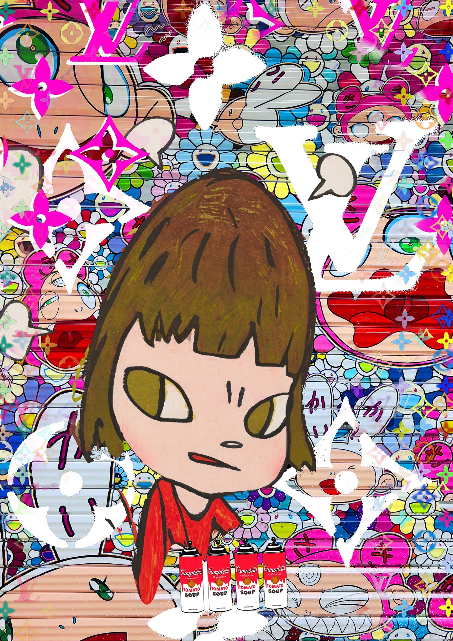 Auction "BF158 girl" art print 45x32cm (Edition of 100)