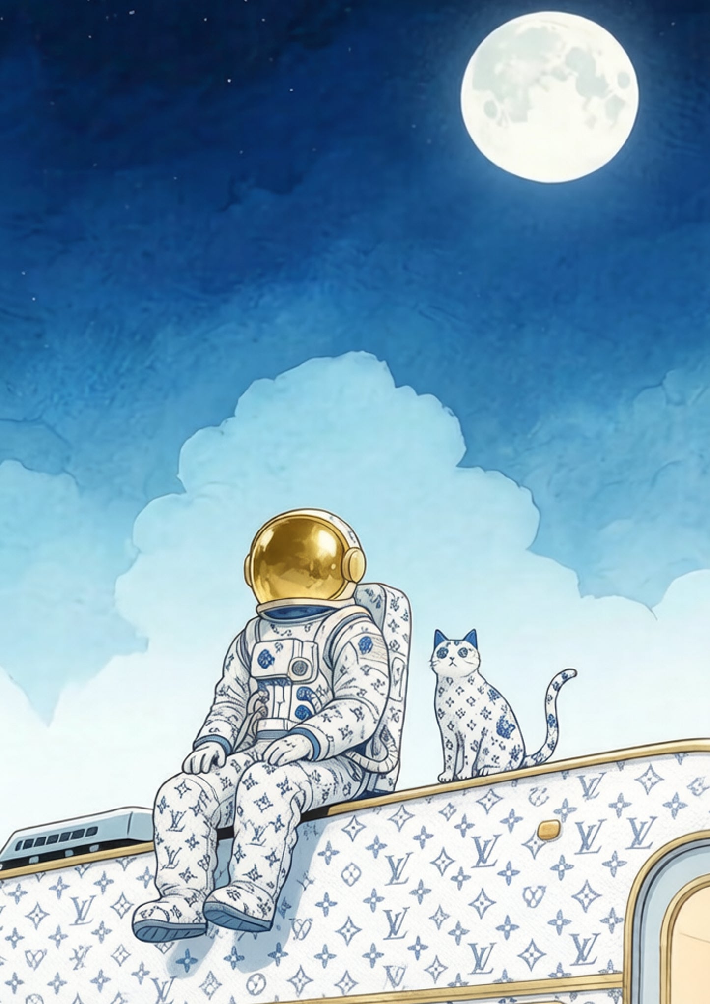 Auction "DB151 astro" art print 45x32cm (Edition of 100)