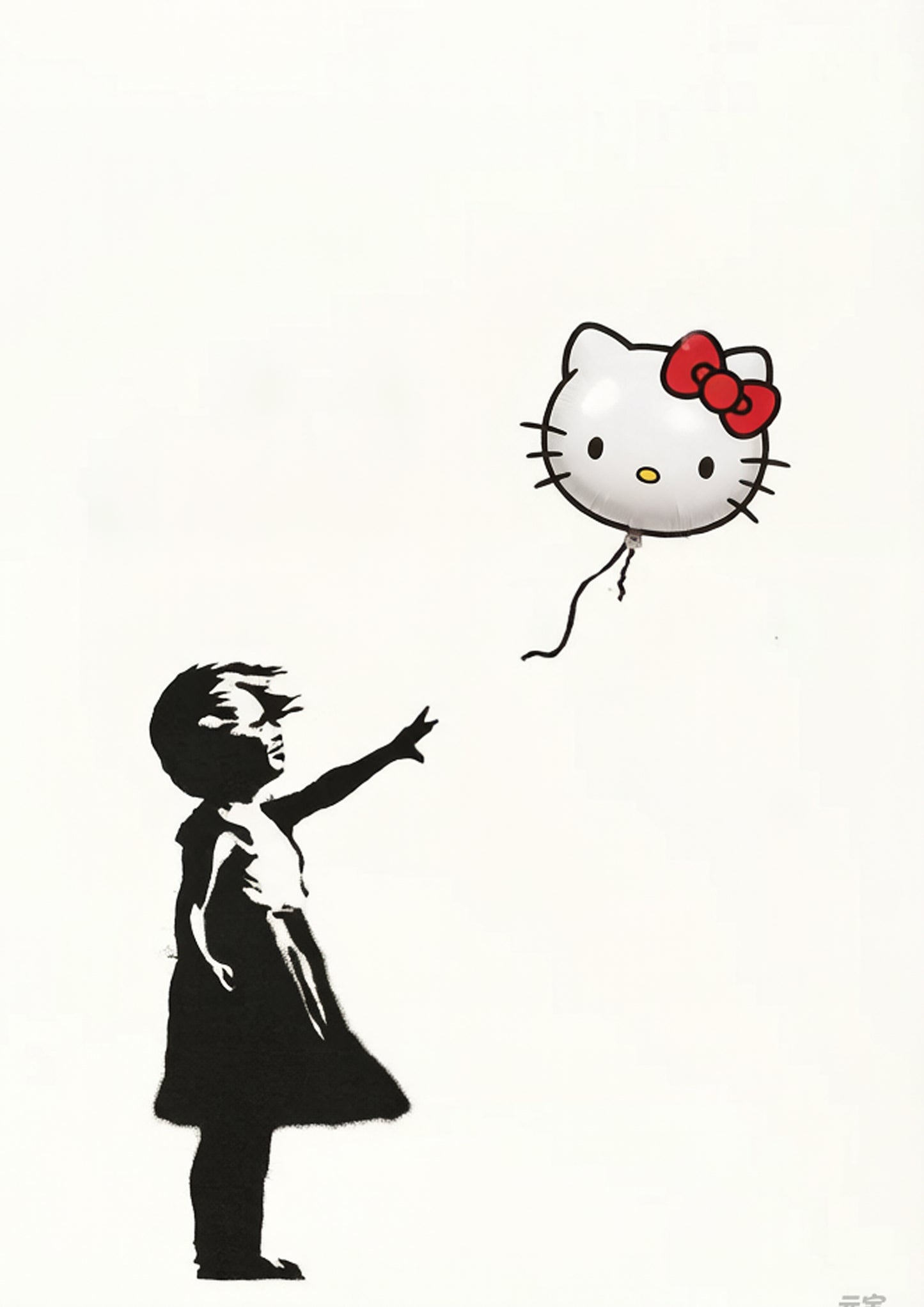 Auction "DB157 bank kitty" art print 45x32cm (Edition of 100)