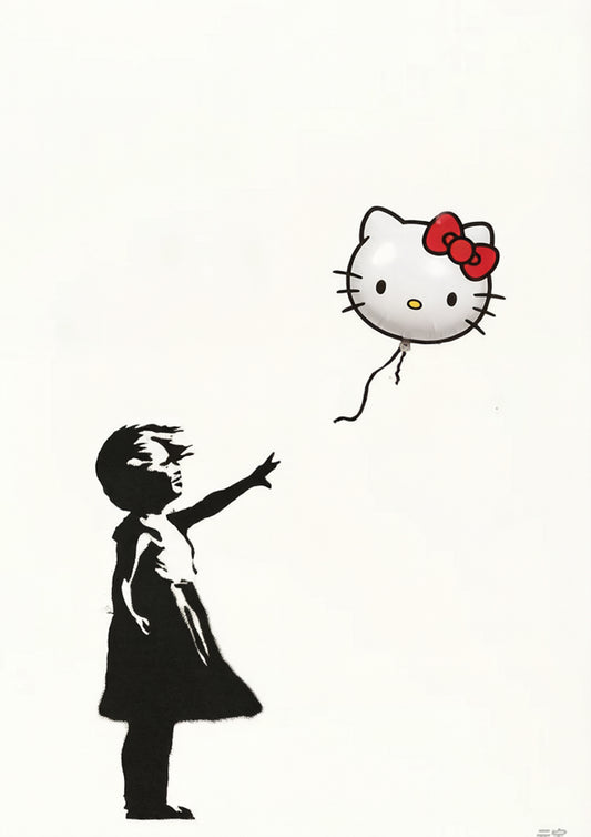 Auction "DB157 bank kitty" art print 45x32cm (Edition of 100)