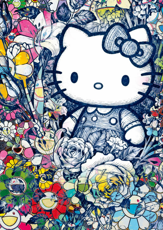 Auction "DB227 kitty" art print 45x32cm (Edition of 100)