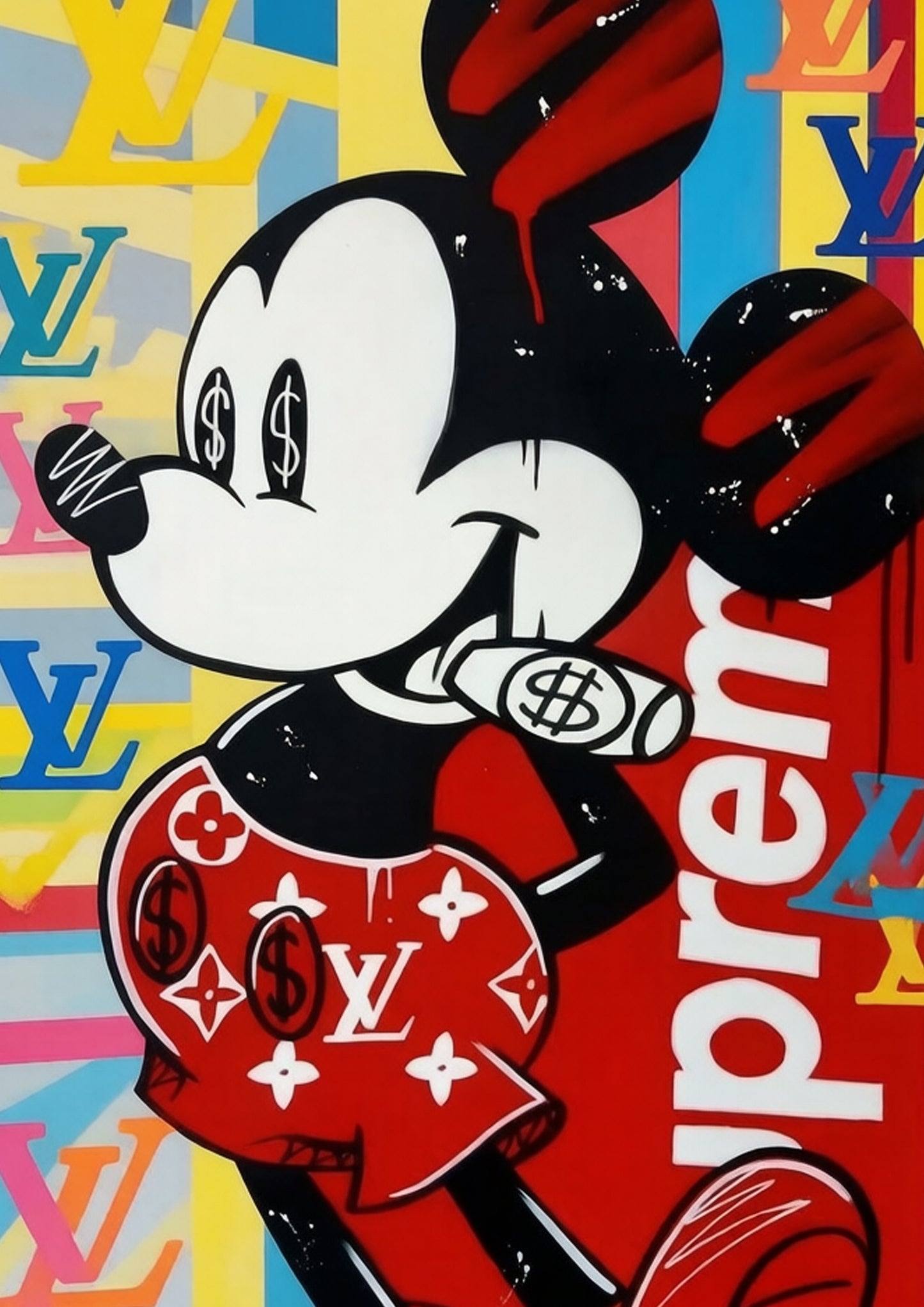 Auction "DB270 mouse" art print 45x32cm (Edition of 100)