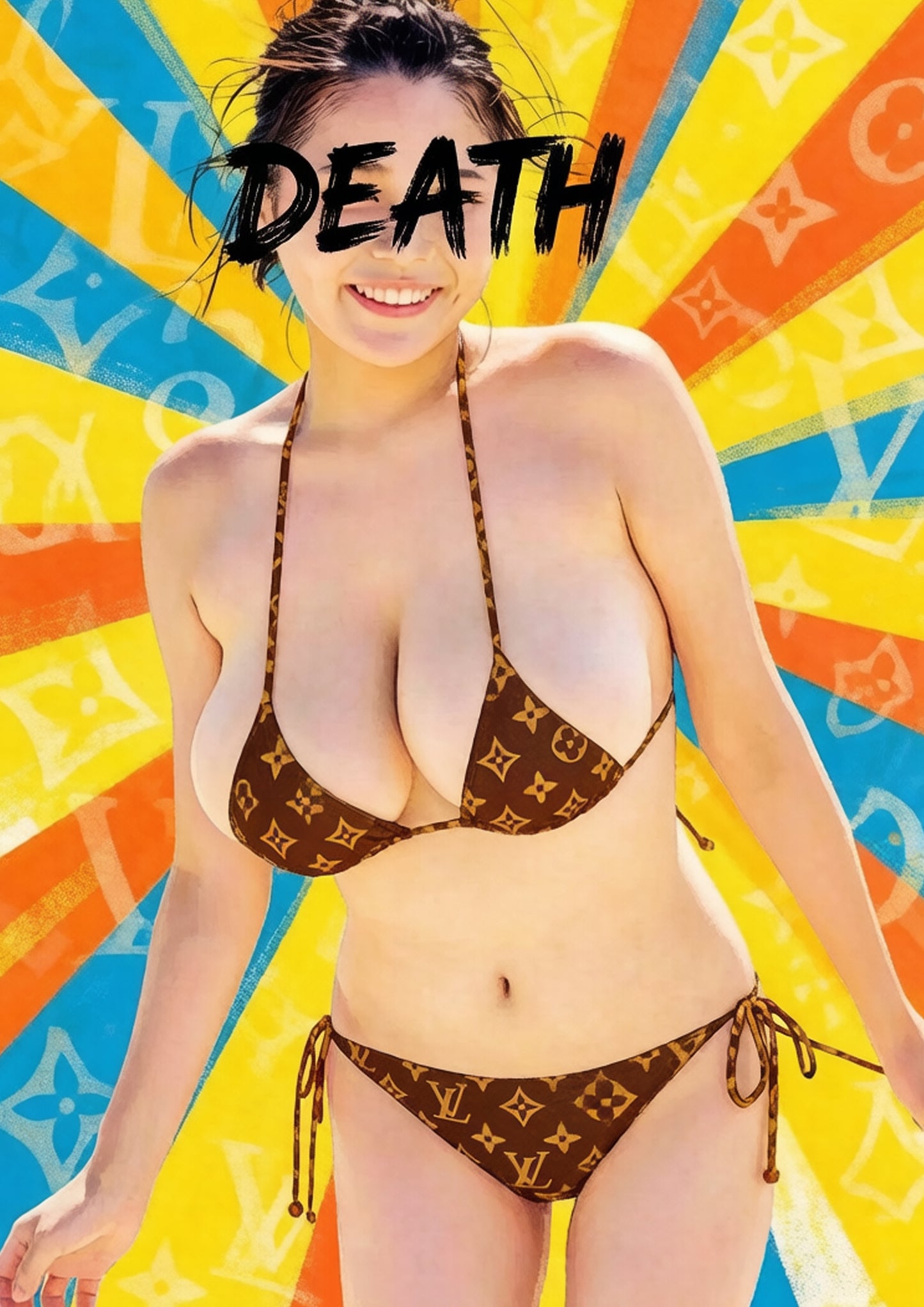 Auction "DB320 girl" art print 45x32cm (Edition of 100)