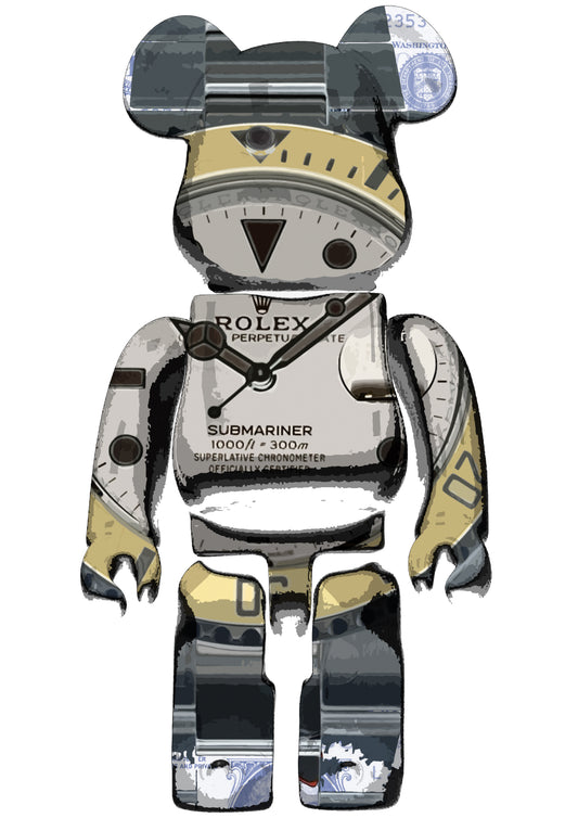 Auction "N480 bear" art print 45x32cm (Edition of 100)