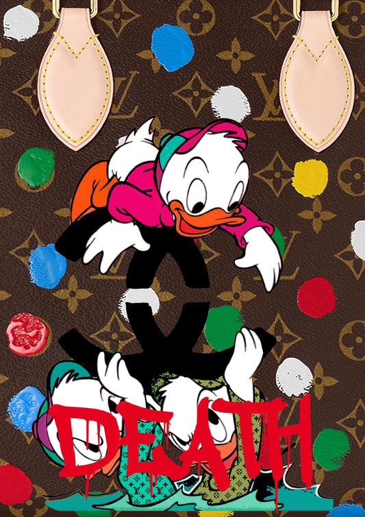 Auction "P947 duck" art print 45x32cm (Edition of 100)