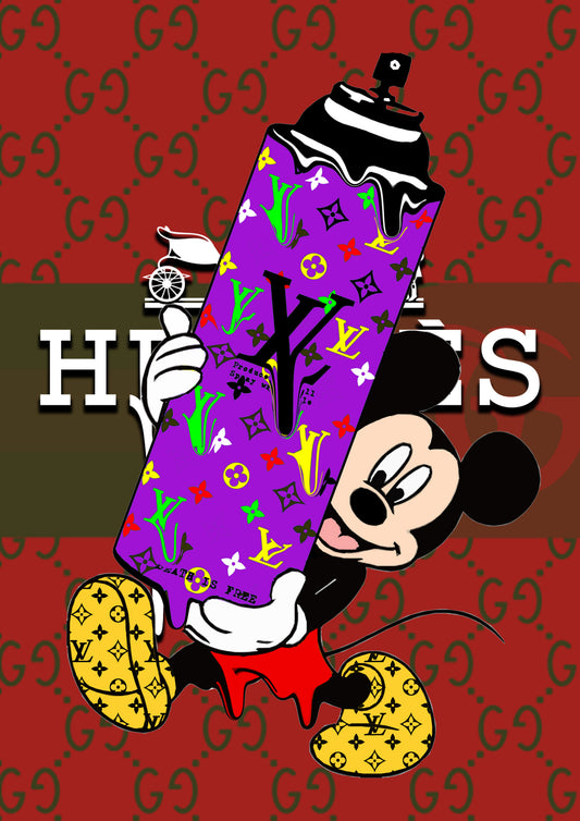 Auction "NYC27 mouse" art print 45x32cm (Edition of 100)