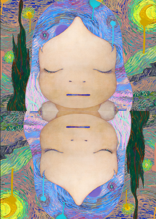 Auction "N reflection 2" art print 45x32cm (Edition of 100)