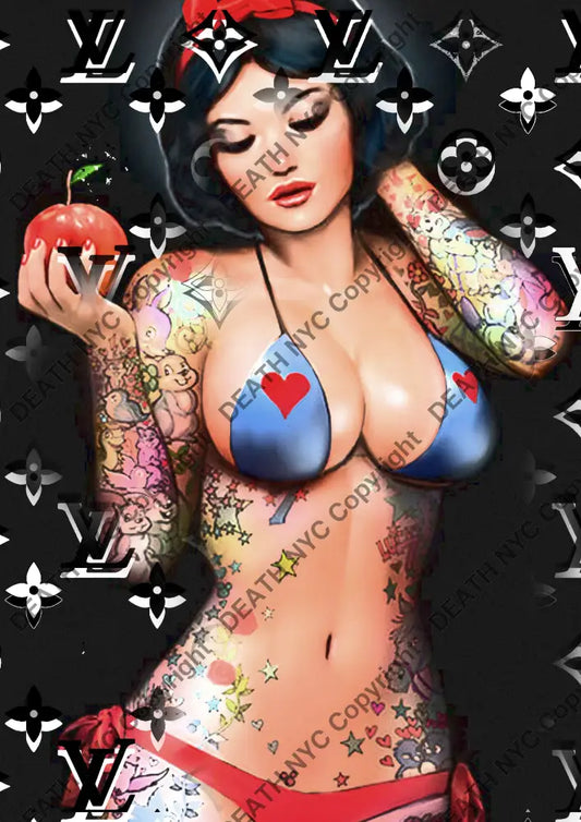 ’A C 644’’ 45x32cm (Edition of 100*) (2025) snow Art Print