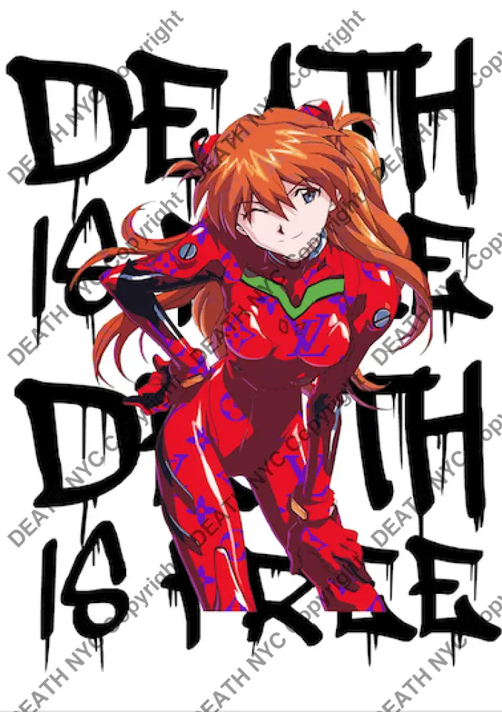 Asuka Red 45X32Cm (Edition Of 100) (2020) Art Print