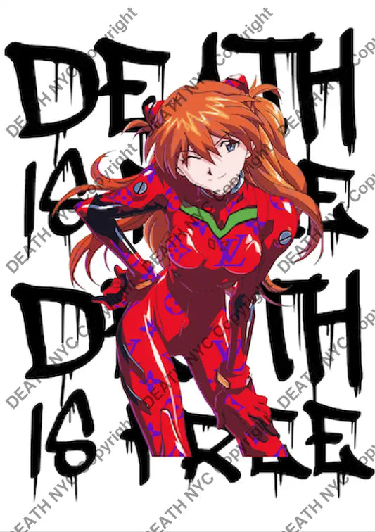 Asuka Red 45X32Cm (Edition Of 100) (2020) Art Print