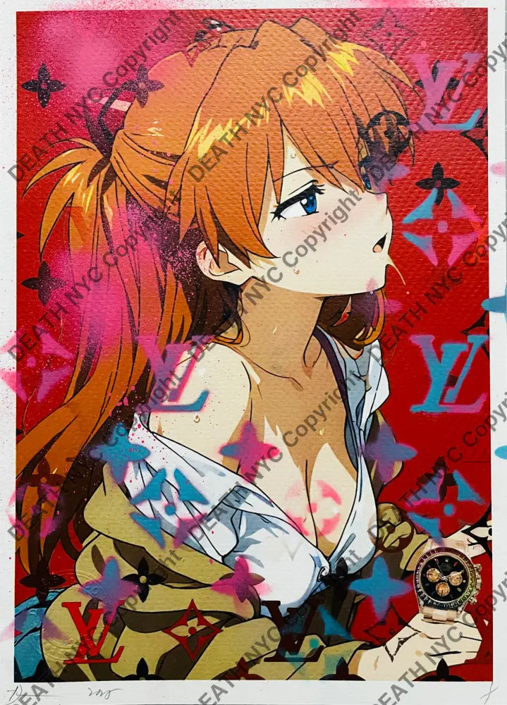 ’asuk sexy’ Mixed Media art print (Edition of one) 2025 Art Print