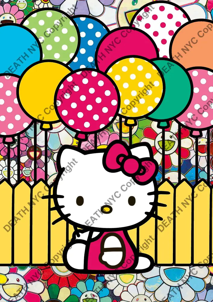 Auction ’01028 kitty’ art print 45x32cm (Edition of 100) Art Print