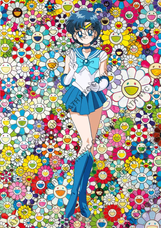 Auction ’0202 mer moon’ art print 45x32cm (Edition of 100) - Art Print