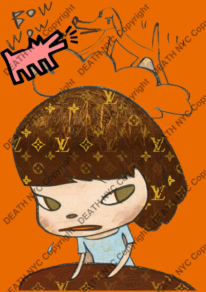 Auction ’03308 girl’ art print 45x32cm (Edition of 100) Art Print