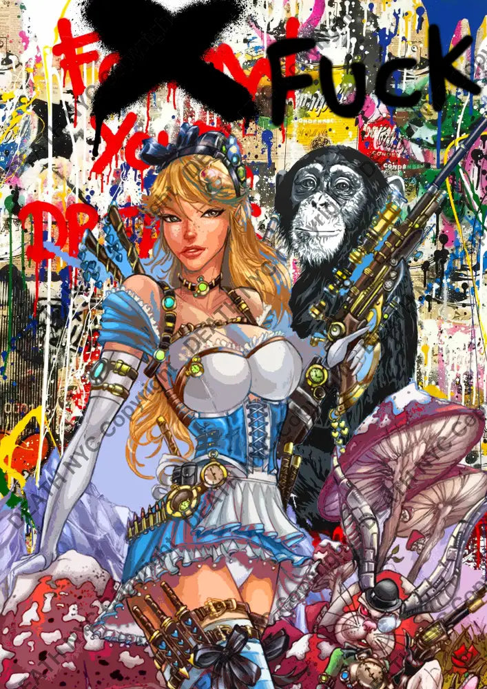 Auction ’04124 alice’ art print 45x32cm (Edition of 100) - Art Print